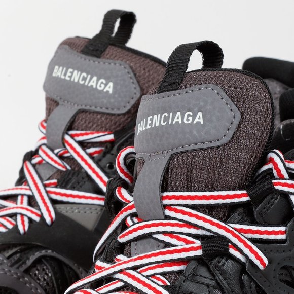 Balenciaga Black and Red Track Trainer - Picture 9 of 13